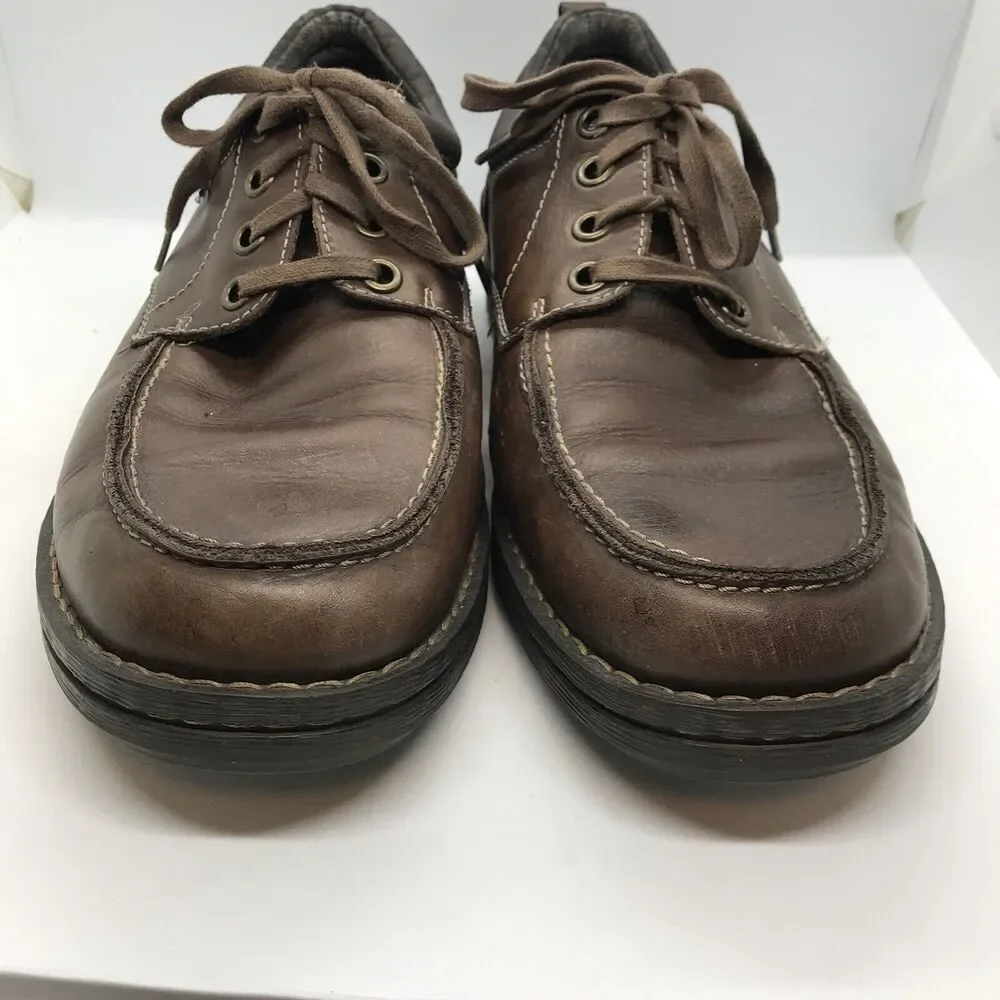 Pikolinos Mens Leather Lace Up Shoes Size EUR 43 US 9.5-10 Brown‎ Casual Dress